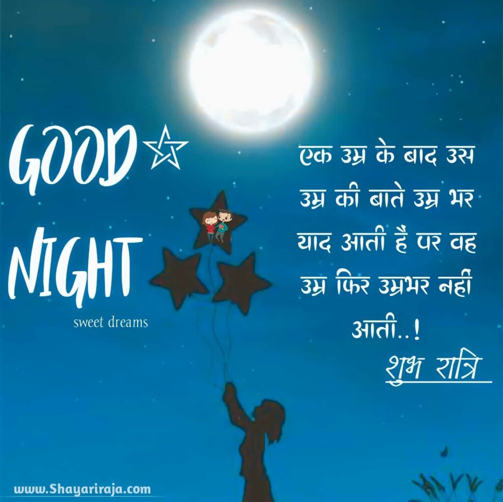 Beautiful Good Night Shayari