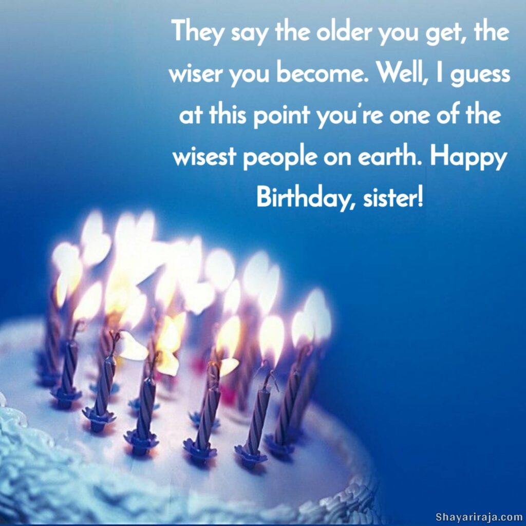 birthday wishes for elder sister
