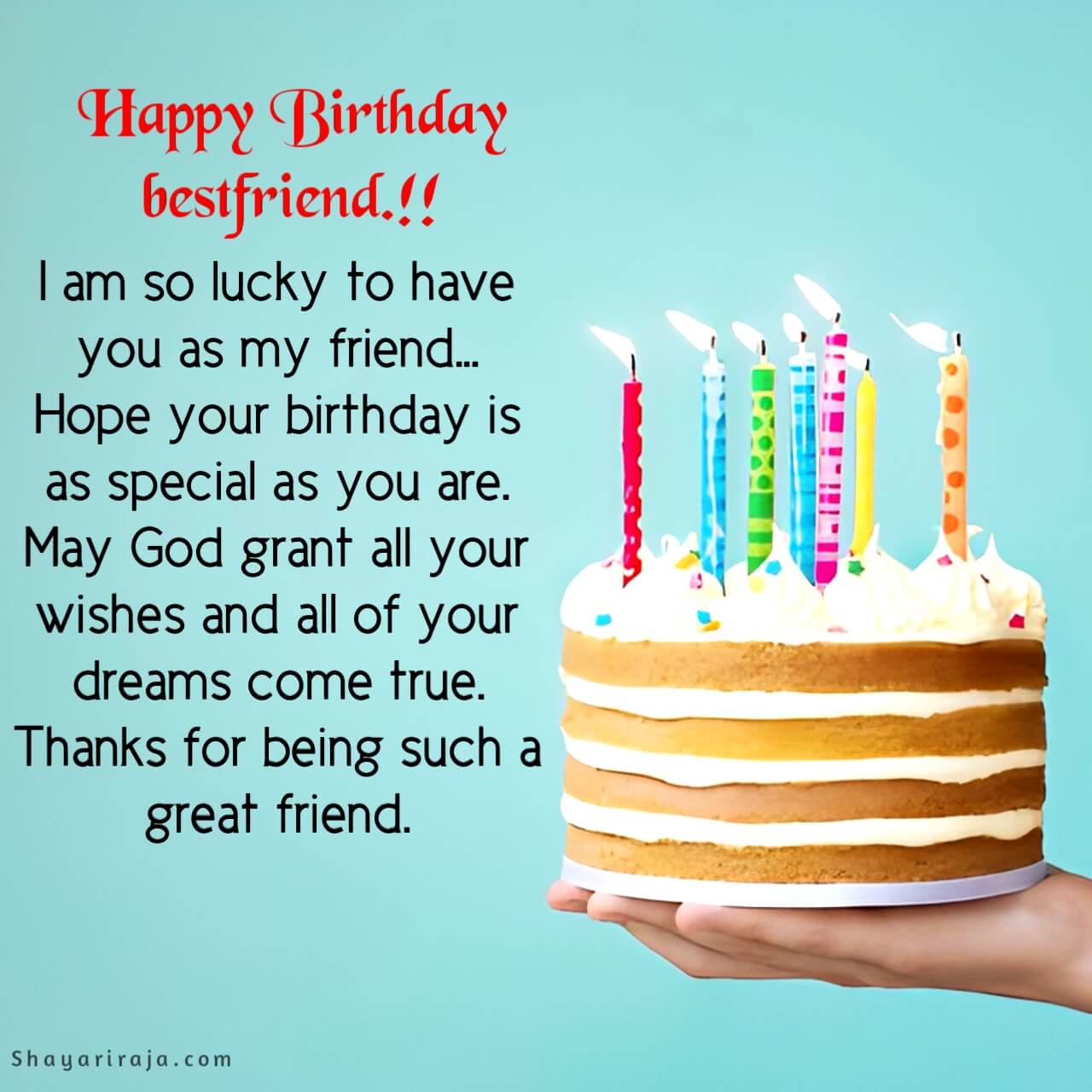 20+ Best Birthday Wishes for Best friends Shayari Raja