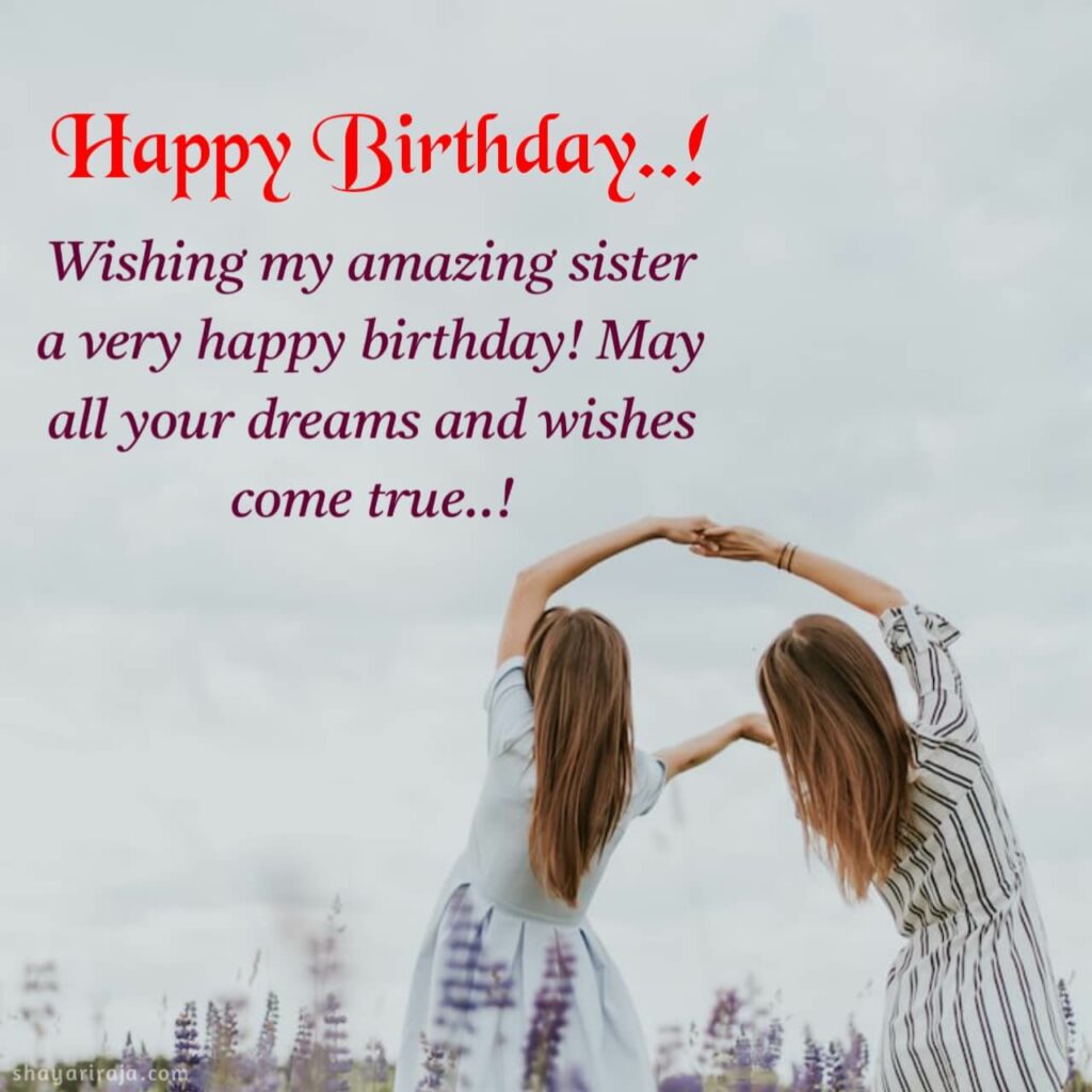 funny birthday wishes for sister
